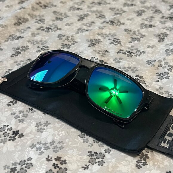 Oakley Sunglasses Holbrook Clear Feame Jade Iridium Prizm Polarized 9102 - Picture 14 of 16